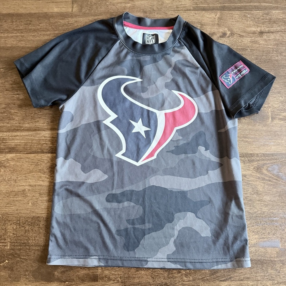 NFL Team Apparel Houston Texans Youth M 10-12 Military Jersey